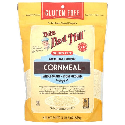 Bob's Red Mill Cornmeal Medium Grind Whole Grain 24 oz (680 g)