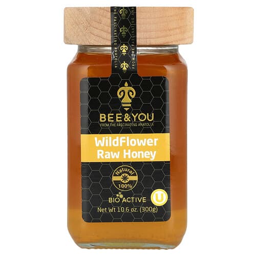 Bee & You WildFlower Raw Honey 10.6 oz (300 g)