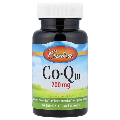 Carlson CoQ10 200 mg 30 Soft Gels