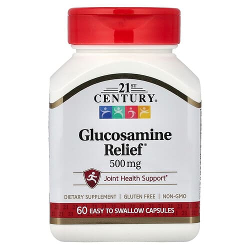 21st Century Glucosamine Relief 500 mg 60 Easy To Swallow Capsules