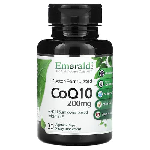 Emerald Laboratories CoQ10 200 mg 30 Vegetable Caps
