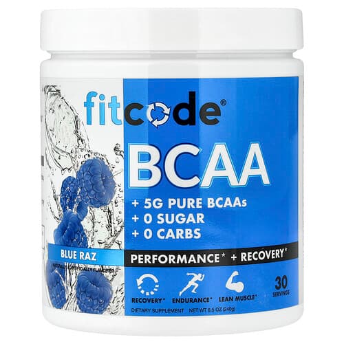 fitcode BCAA Blue Raz 8.5 oz (240 g)