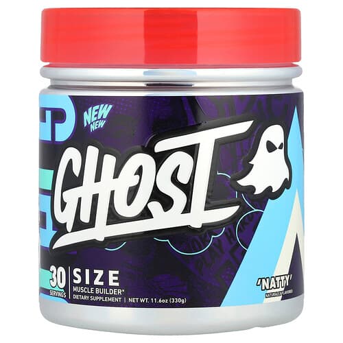 Ghost Size Muscle Builder 'Natty' 11.6 oz (330 g)