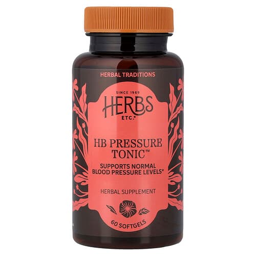 Herbs Etc. HB Pressure Tonic™ 60 Softgels
