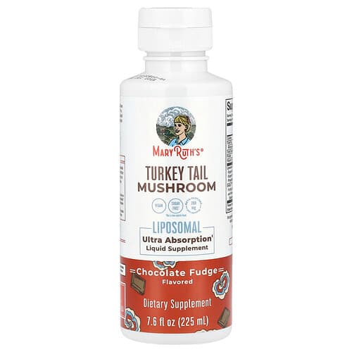 MaryRuth's Turkey Tail Mushroom Liposomal Chocolate Fudge 7.6 fl oz (225 ml)