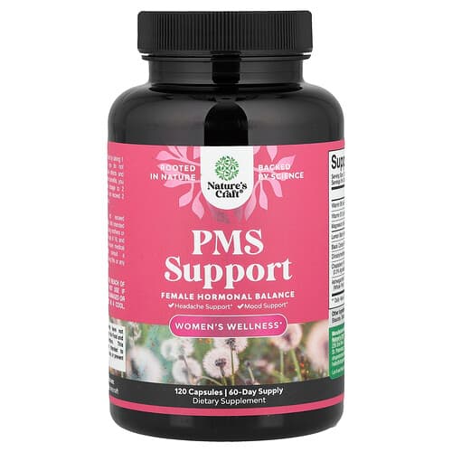 Nature's Craft Women's Wellness PMS Support 120 Capsules