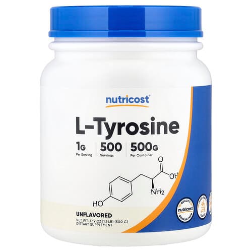 Nutricost L-Tyrosine Unflavored 17.9 oz (500 g)