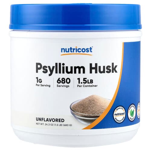 Nutricost Psyllium Husk Unflavored 24.3 oz (680 g)