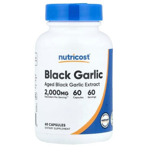 Nutricost Black Garlic 2 000 mg 60 Capsules