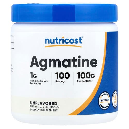 Nutricost Agmatine Unflavored 3.6 oz (100 g)