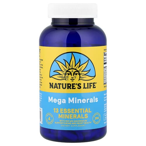 Nature's Life Mega Minerals 250 Capsules