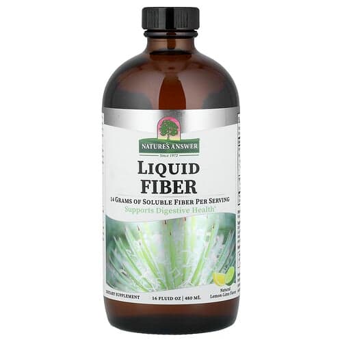 Nature's Answer Liquid Fiber Natural Lemon-Lime 16 fl oz (480 ml)