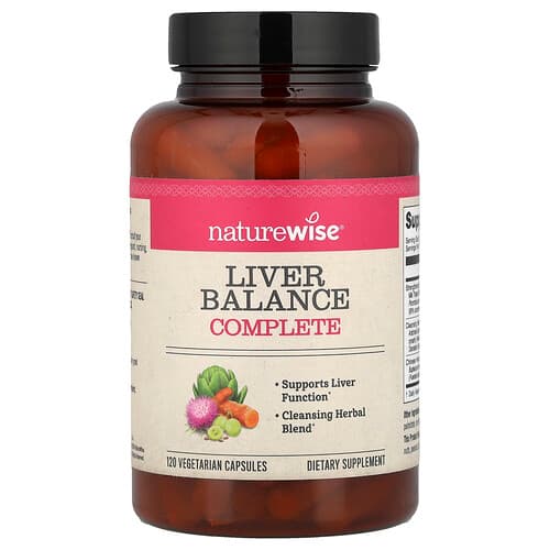 NatureWise Liver Balance Complete 120 Vegetarian Capsules