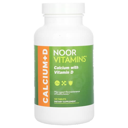 Noor Vitamins Calcium with Vitamin D 120 Tablets