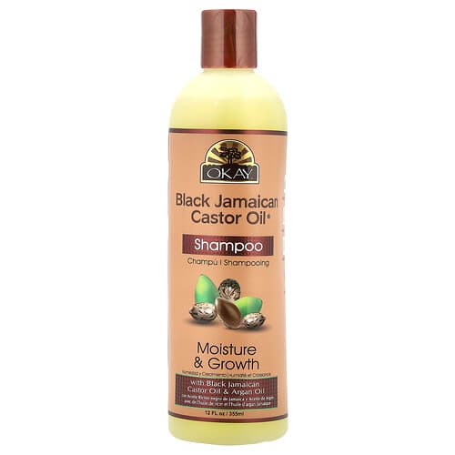 Okay Pure Naturals Black Jamaican Castor Oil® Shampoo 12 fl oz (355 ml)