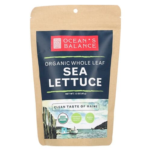 Ocean's Balance Organic Whole Leaf Sea Lettuce 1.5 oz (42 g)