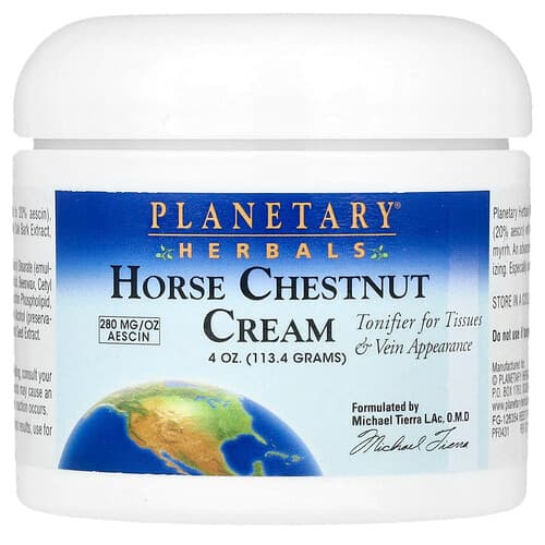 Planetary Herbals Horse Chestnut Cream 4 oz (113.4 g)