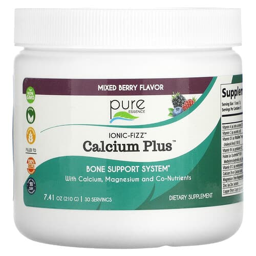 Pure Essence lonic-Fizz™ Calcium Plus Mixed Berry 7.41 oz (210 g)