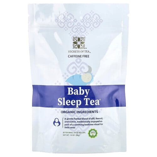 Secrets of Tea Organic Baby® Sleep Tea Caffeine Free 20 Tea Bags 1 oz (28 g)