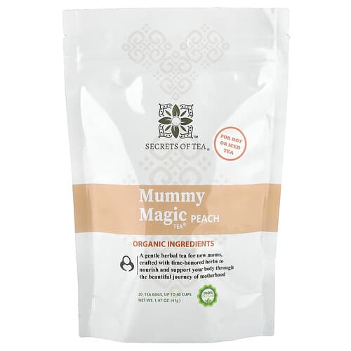 Secrets of Tea Mummy Magic® Tea Peach 20 Tea Bags 1.47 oz (41 g)