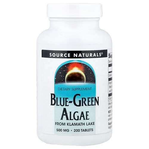 Source Naturals Blue-Green Algae 500 mg 200 Tablets