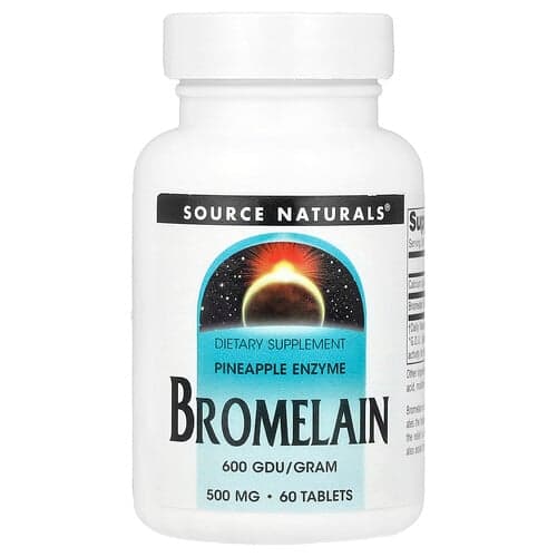 Source Naturals Bromelain 600 GDU/g 60 Tablets