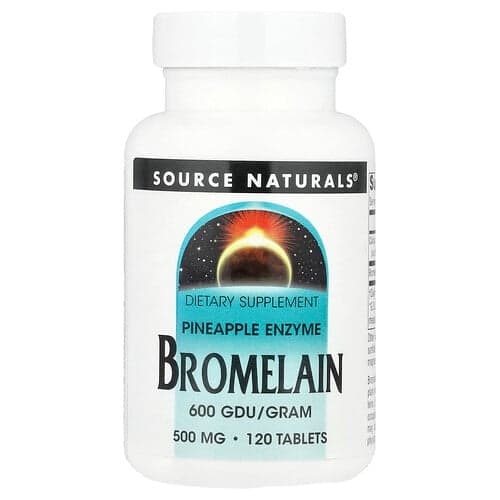 Source Naturals Bromelain 600 GDU/g 120 Tablets