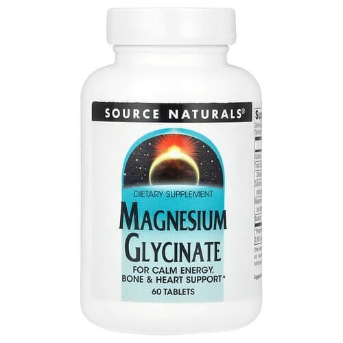 Source Naturals Magnesium Glycinate 60 Tablets
