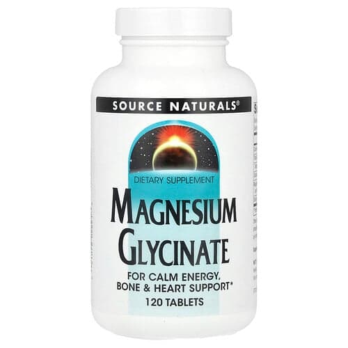 Source Naturals Magnesium Glycinate 120 Tablets