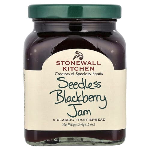 Stonewall Kitchen Seedless Blackberry Jam 12 oz (340 g)