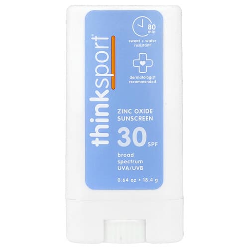 think Sport Sunscreen Stick SPF 30 Fragrance Free 0.64 oz (18.4 g)