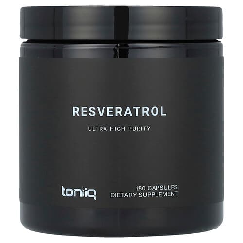 Toniiq Resveratrol 180 Capsules (300 mg per Capsule)