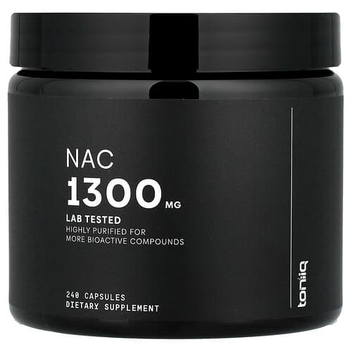 Toniiq NAC 240 Capsules (650 mg per Capsule)
