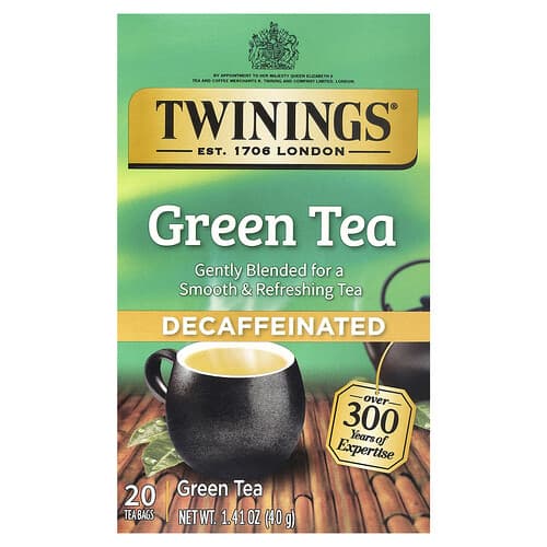 Twinings Green Tea Decaffeinated 20 Tea Bags 1.41 oz (40 g)