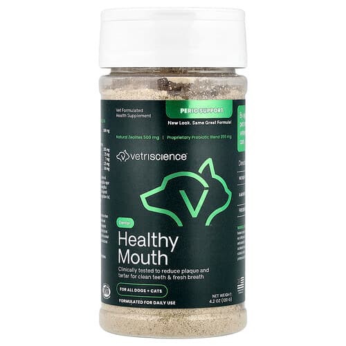 VetriScience Healthy Mouth For All Dogs + Cats 4.2 oz (120 g)